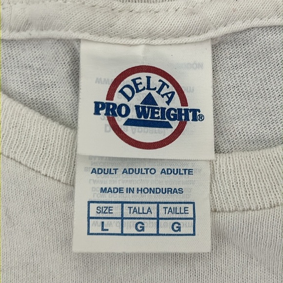 Delta Pro Weight T Shirt Size L Humane Society Life is Better with Cats Top VTG - Picture 6 of 11